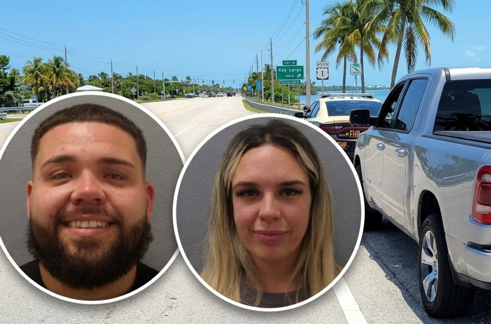 Pareja de Miami arrestada en Key Largo por posesión de cocaína y fentanilo
