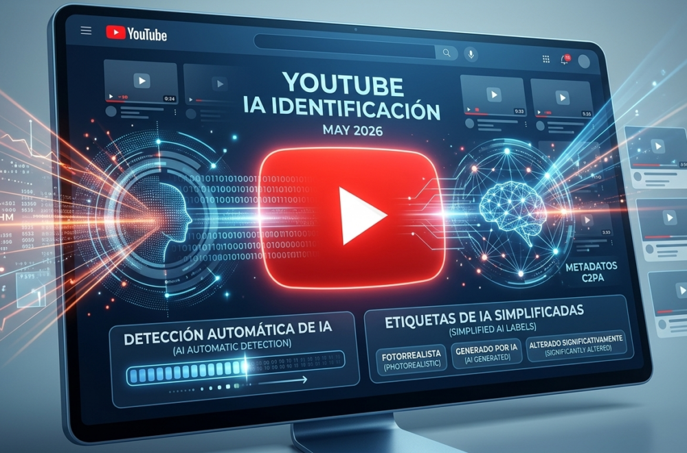 YouTube cambia las reglas: aplica etiquetas a videos creados con IA
