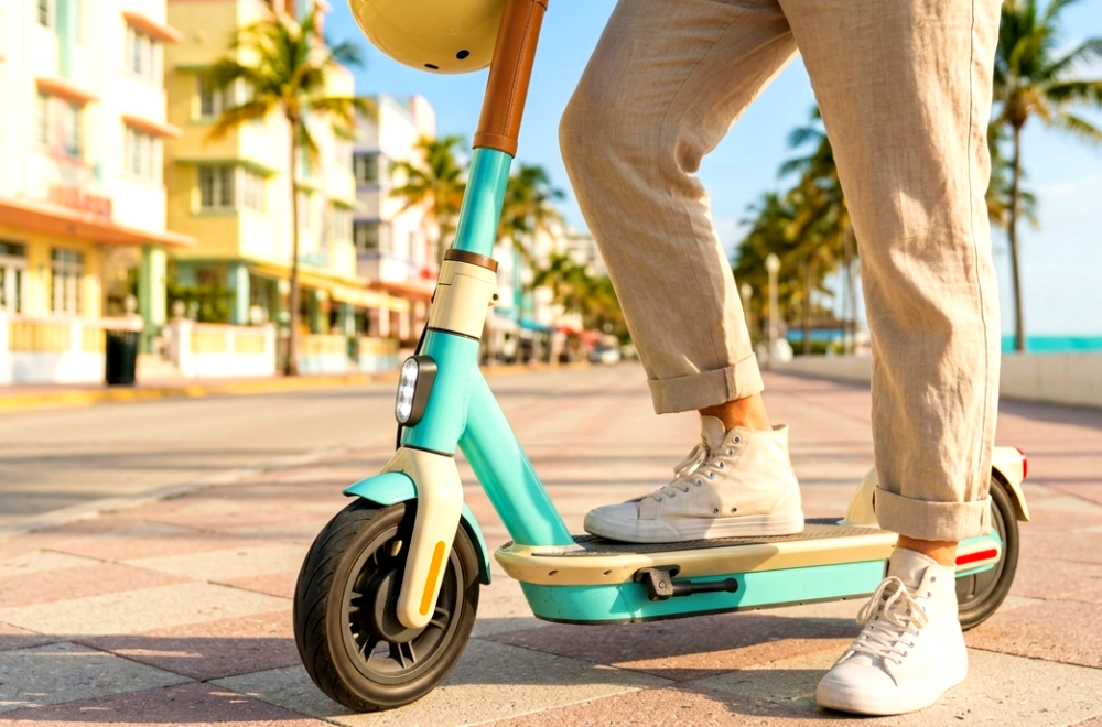 Miami Beach evalúa normas para regular el uso de scooters y bicis eléctricas