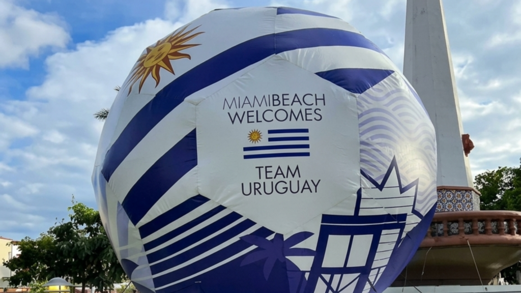balones gigantes Mundial Miami