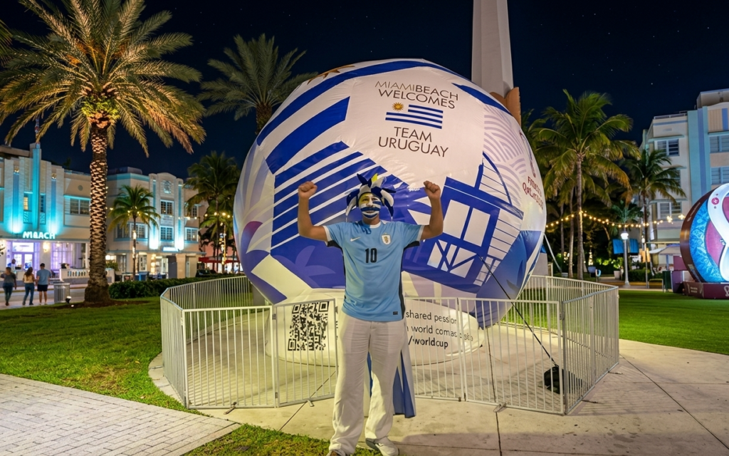 balones gigantes Mundial Miami