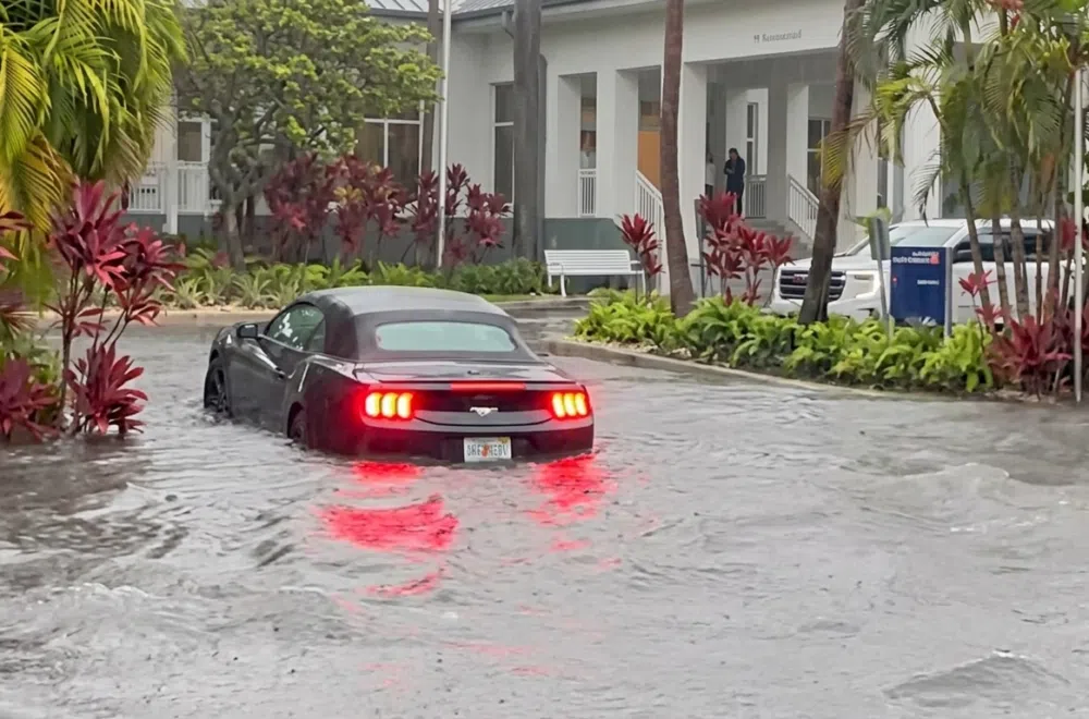 Inundaciones en Key West sorprenden a residentes tras récord de lluvia