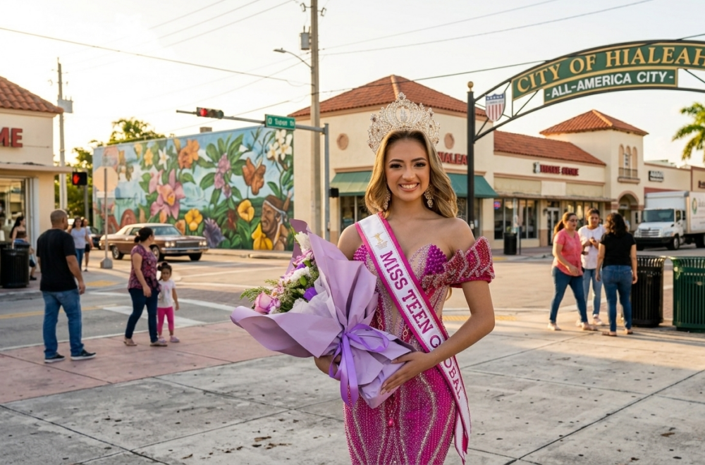 Hialeah tiene una nueva reina mundial: Isabella Toledo es la nueva Miss Teen Global