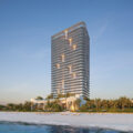 Cima del lujo: Waldorf Astoria en Pompano Beach culminó su imponente estructura