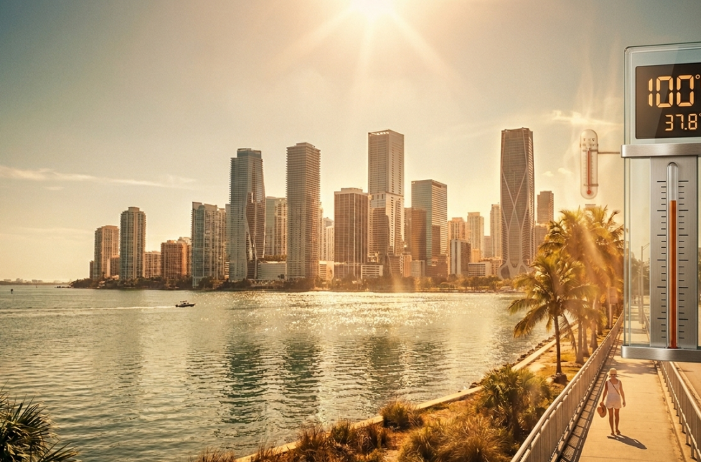 Miami se prepara para varios días de calor sofocante y sensación térmica cercana a 100 °F