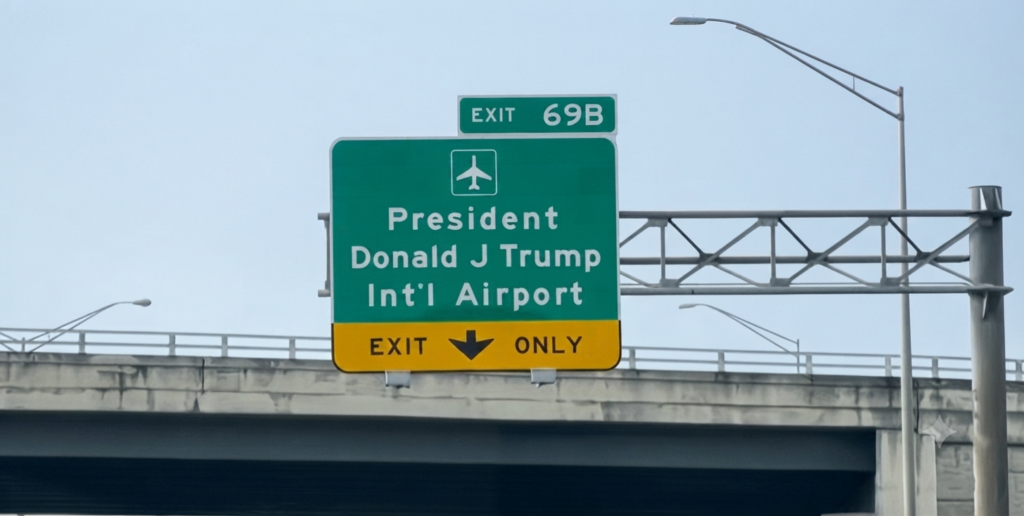 Aeropuerto Donald Trump Palm Beach - Screenshot WPBF 25 News
