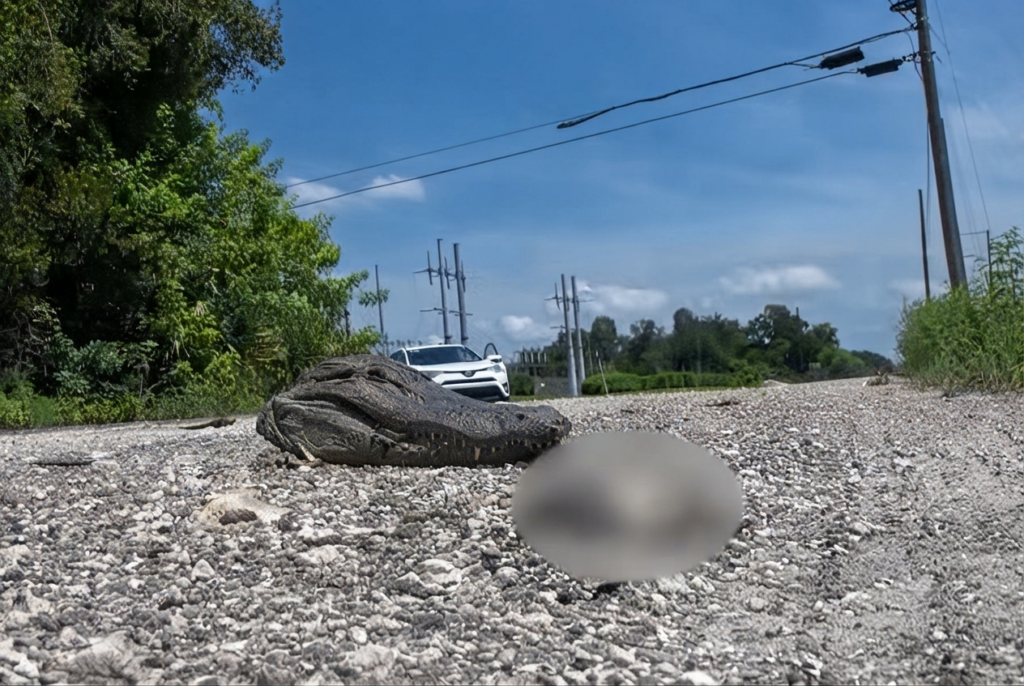 cabeza de caimán en Florida
