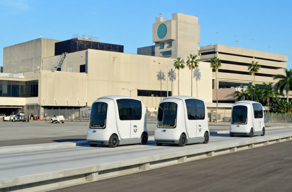 West Palm Beach podría estrenar un transporte sin conductor para ir al aeropuerto