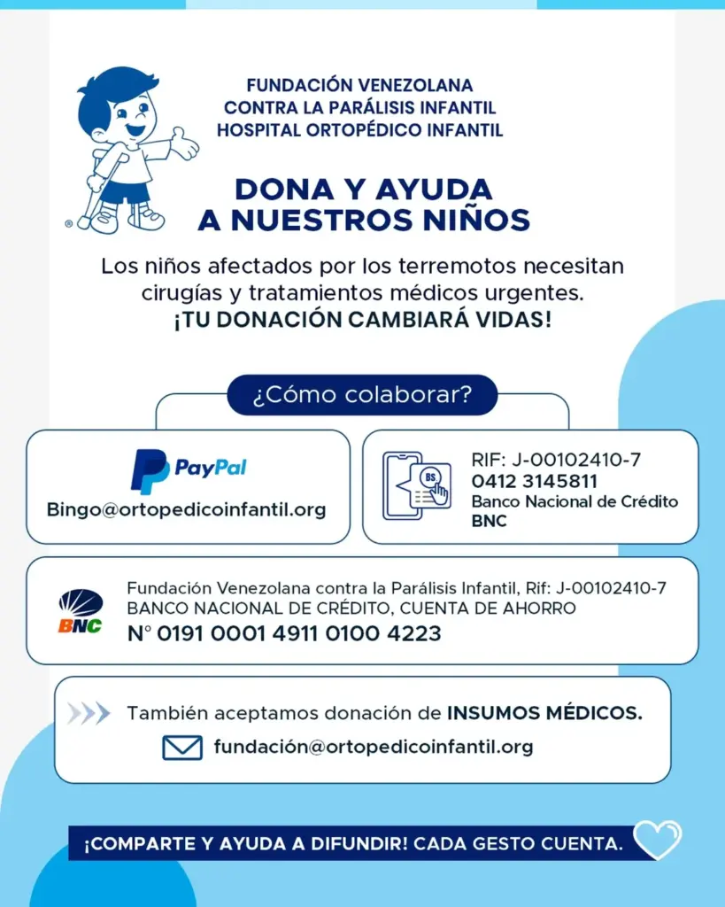 Hospital Ortopédico Infantil Fundaciones niños
