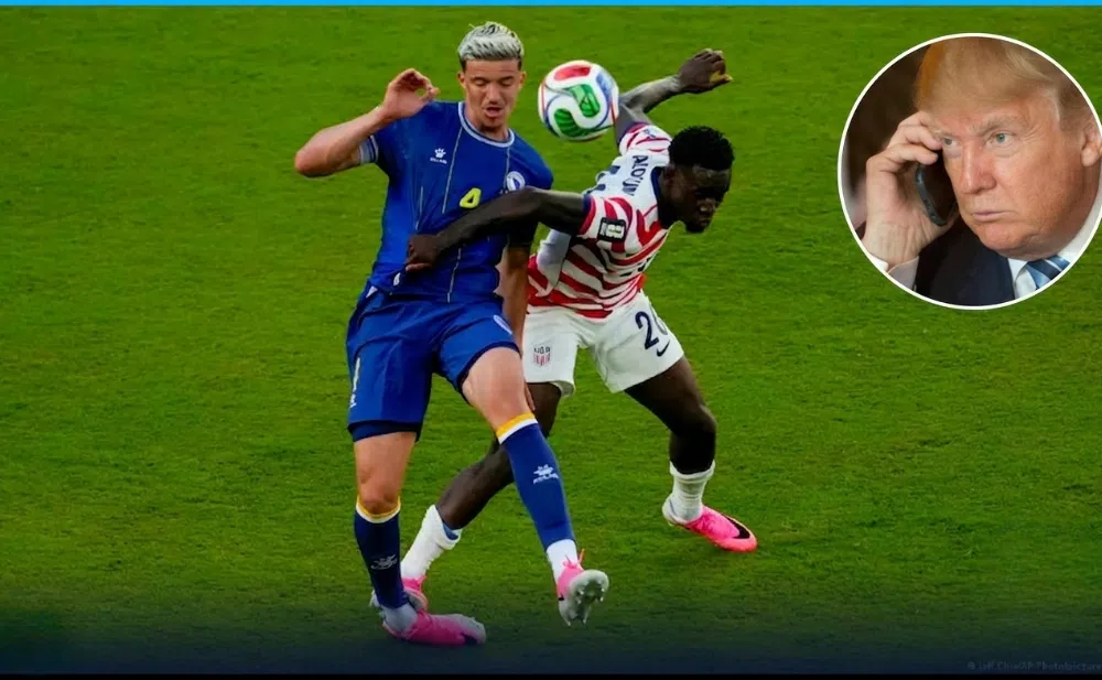 Trump interviene ante la FIFA: logra que le quiten tarjeta roja a jugador de EE.UU.