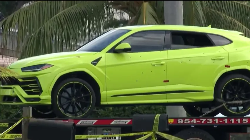 tiroteo en Miramar Lamborghini