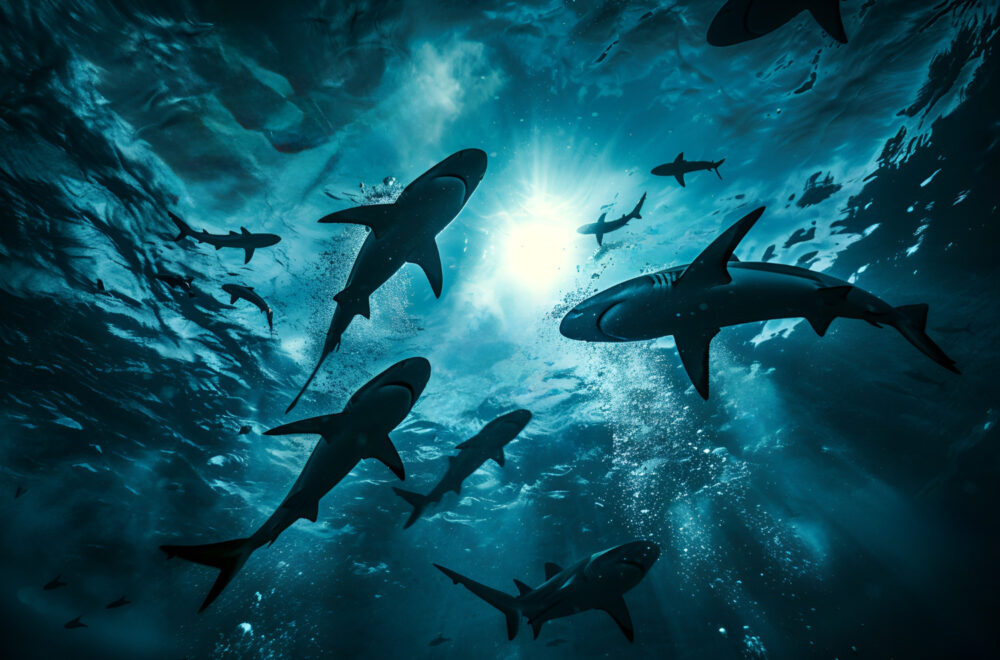 Nueve playas de Florida entre las 10 con más ataques de tiburón en EE.UU.