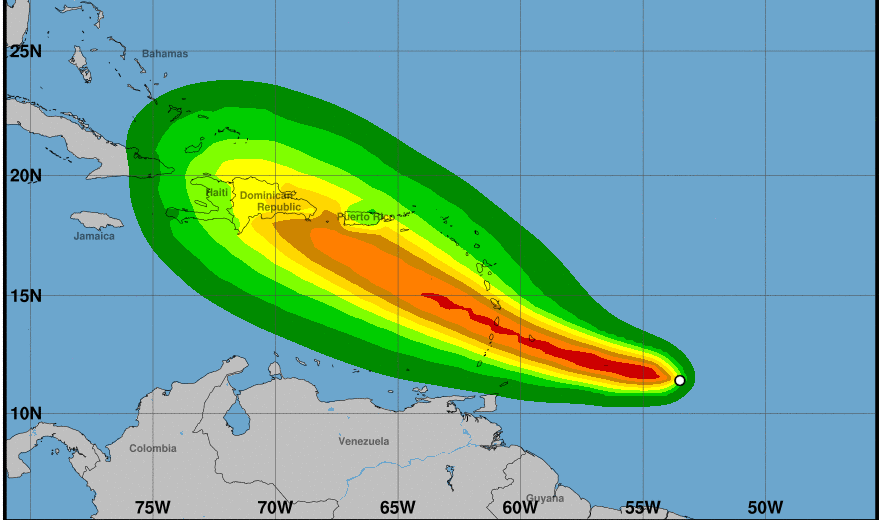 Puerto Rico y República Dominicana en alerta tras posible llegada de Dorian en forma de huracán