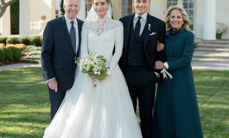 La Casa Blanca celebró la boda de la nieta de Biden