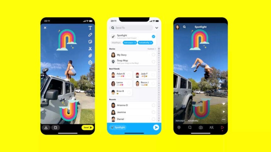 Snapchat estrena Spotlight, la competencia de TikTok y asegura que regalará US$ 1 millón a los vídeos más vistos