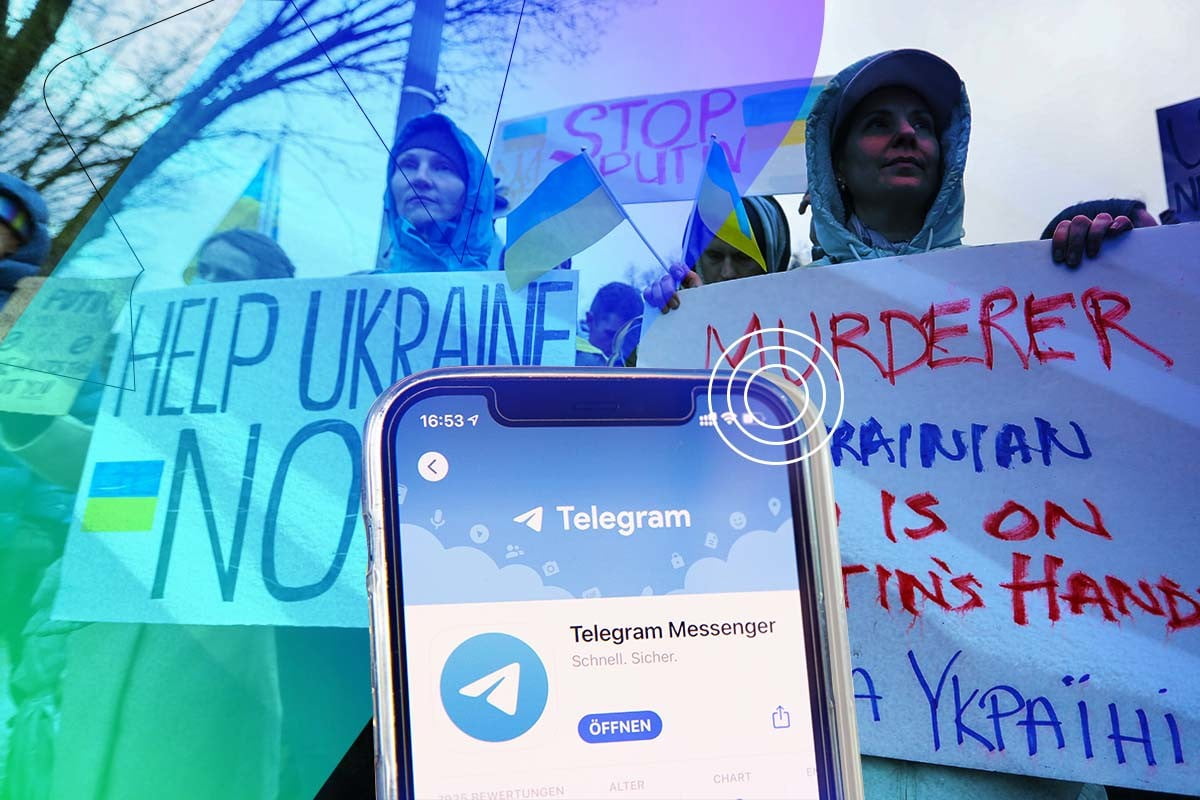 Telegram podría estar espiando a los ucranianos