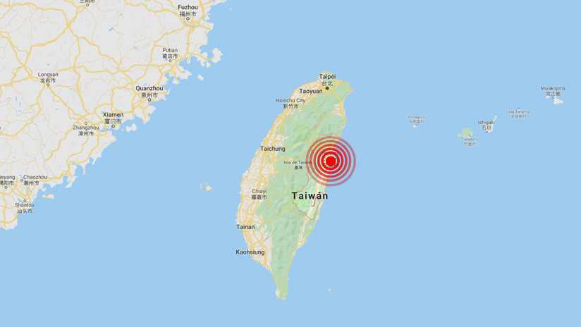 Sismo de magnitud 6.1 sorprendió a Taiwán (video)