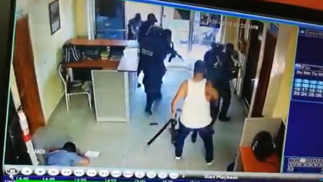 Pandilleros disfrazados de policías matan ingresaron a la corte de Honduras y liberan a un líder de la MS-13 (VIDEO)