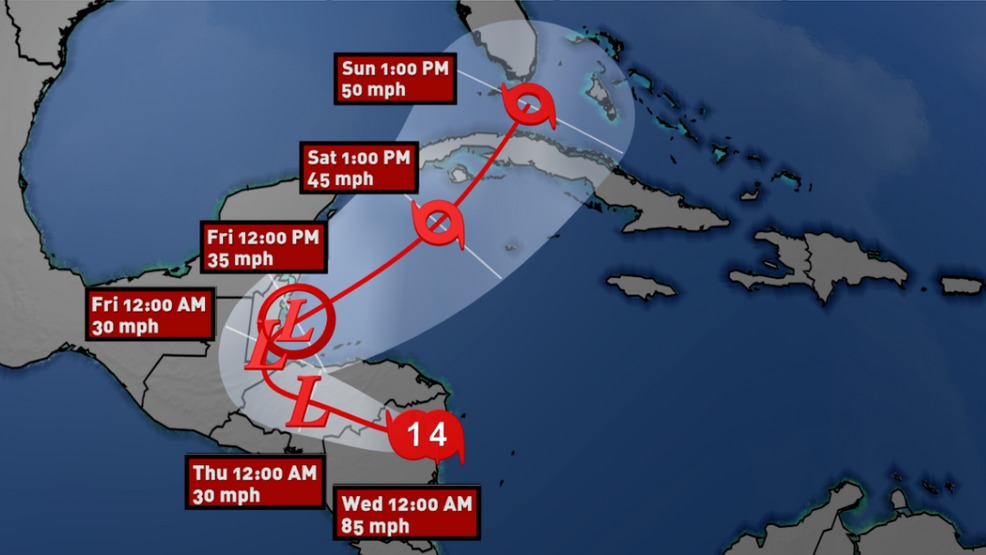 Florida permanece en la trayectoria proyectada de la tormenta tropical ETA