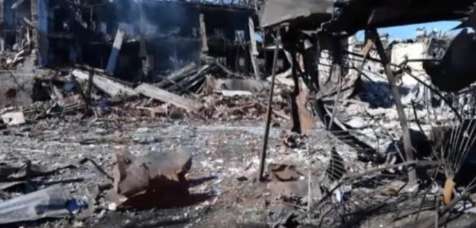 El aeropuerto de Dnipró, en Ucrania, “destruido” por bombardeos rusos