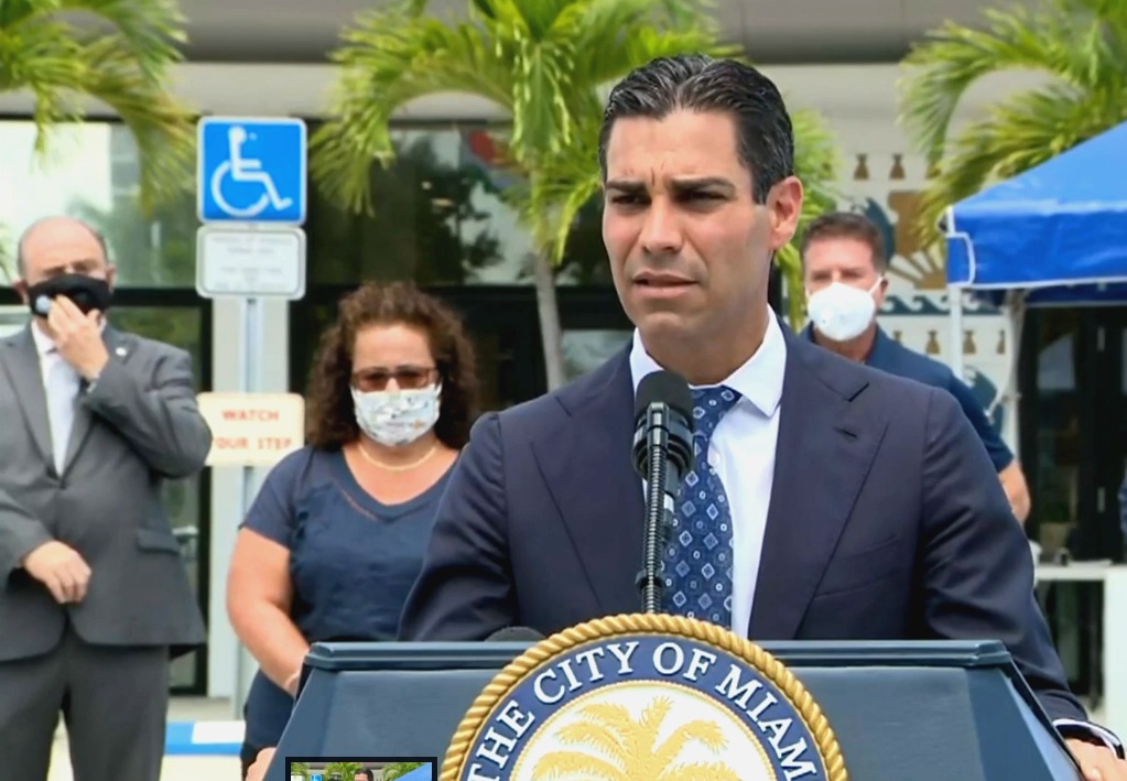 Esto fue lo que prometió el alcalde de Miami durante su discurso (+Video)