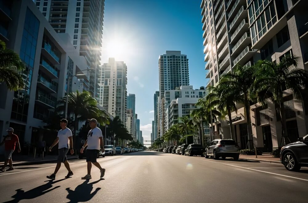 Miami está bajo aviso de calor extremo, pero las tormentas no cesan