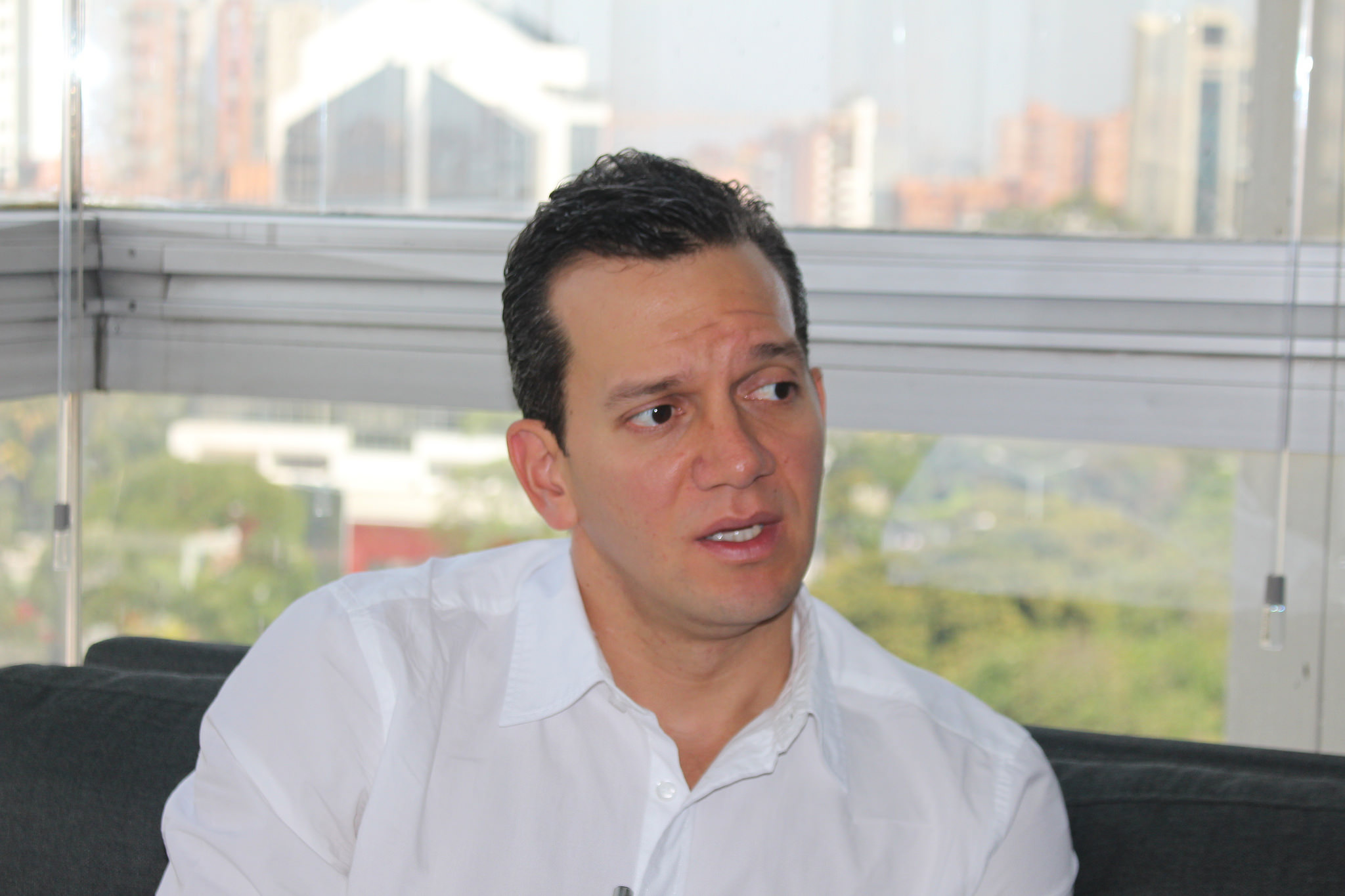 Alfredo Ramos presentó a inversionista de Miami su proyecto para Medellín