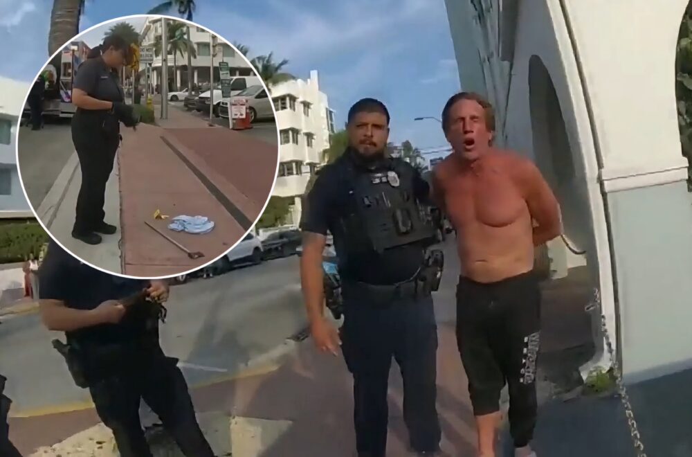Arrestan a hombre en Miami Beach tras aterrorizar a una mujer con un hacha