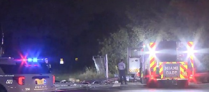 Una persona falleció tras incendio de automóvil en Miami Gardens