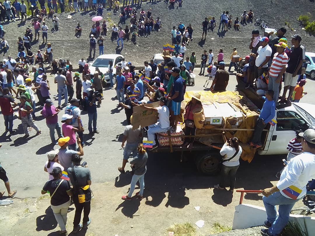 Ayuda humanitaria llegó a la frontera entre Colombia y Venezuela