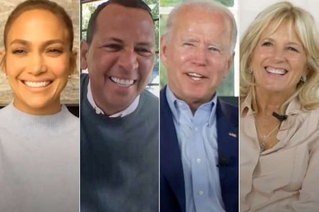 Jennifer López y Alex Rodríguez confirmaron su respaldo a Joe Biden en un video