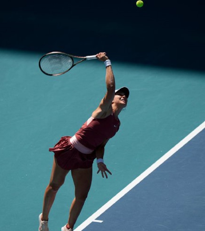 Tenista Paula Badosa dio  un salto a octavos de final del Abierto de Miami