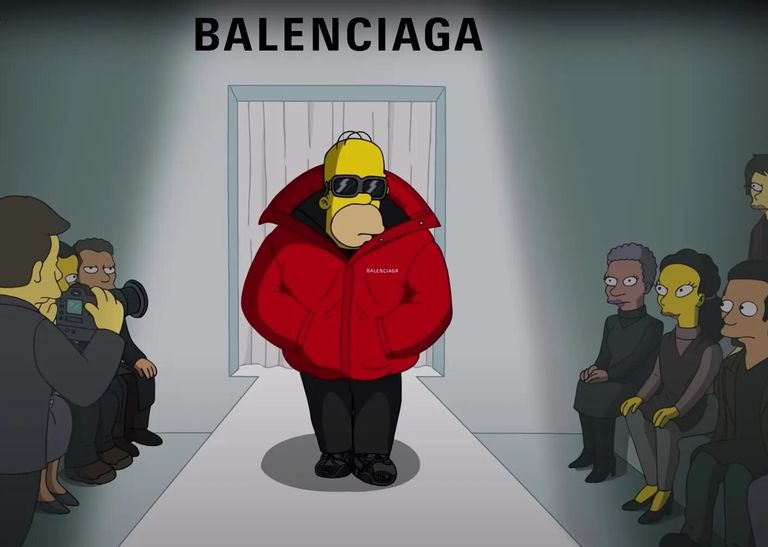 Los Simpsons se convierten en íconos de moda para Balenciaga
