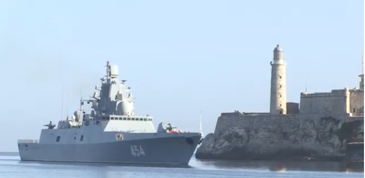 Barcos rusos llegan a Cuba en medio de tensiones con EEUU