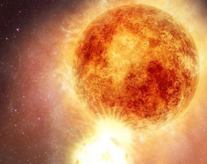 Superestrella Betelgeuse tuvo una erupción masiva
