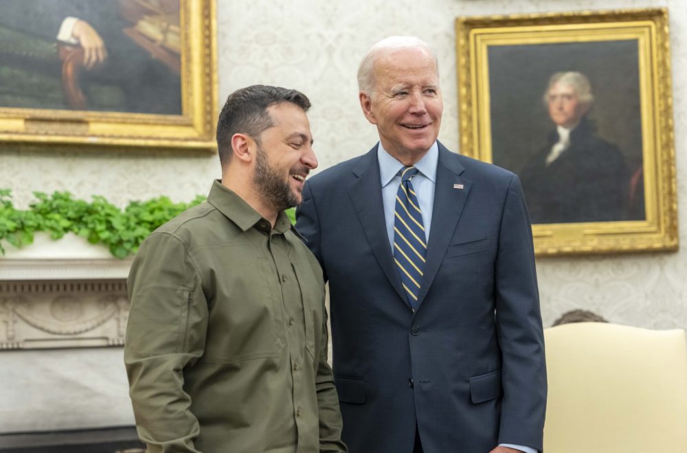 Biden recibe a Zelenski en la Casa Blanca y reitera apoyo a la paz de Ucrania