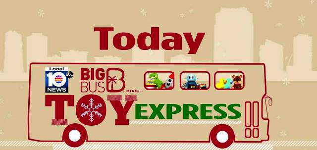 Big Bus Toy Express recolecta más de 16,000 juguetes nuevos en Florida