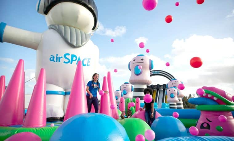Parque inflable para niños y adultos se instalará en el International Mall