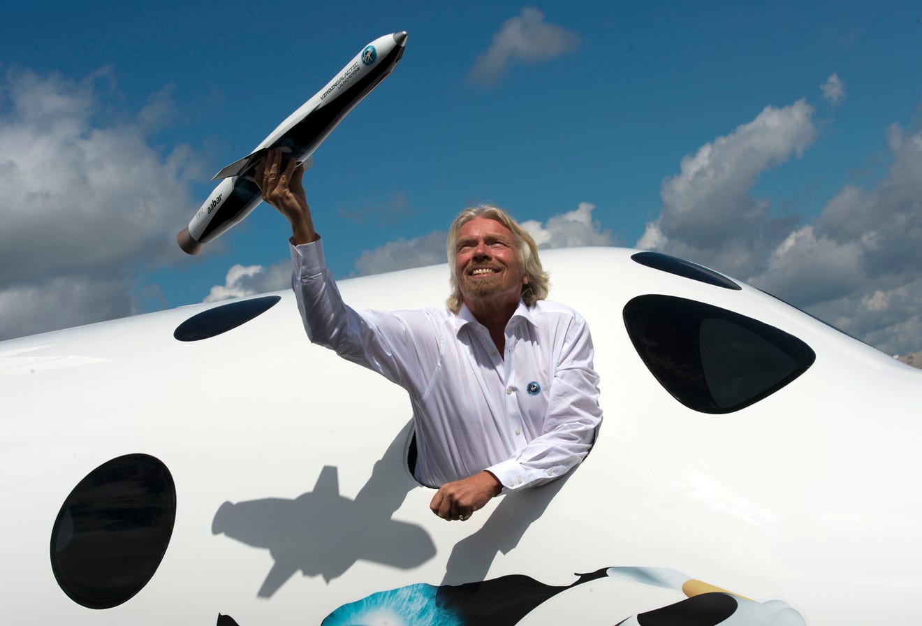 Podrías ganar un viaje en el mismo avión espacial de Virgin Galactic que llevó a Richard Branson al espacio