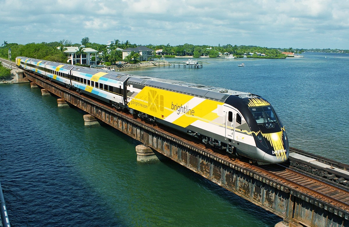 Brightline comenzará primeras pruebas de trenes de Miami a Orlando