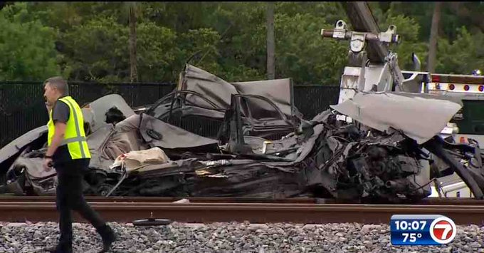 Tren de Brightline involucrado en un nuevo accidente fatal en Broward