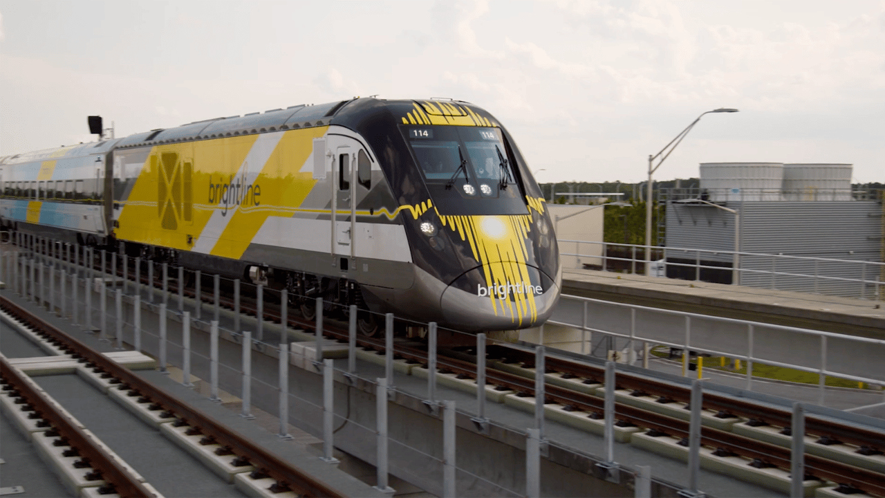 Brightline probará trenes a 110 mph en los condados de Martin y St. Lucie