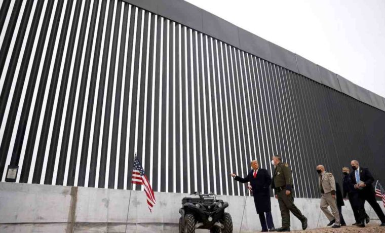 Encontraron 40 túneles debajo del muro fronterizo construido por Trump