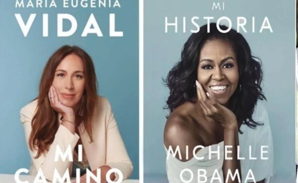 La tapa del libro de Vidal, ¿una copia al que publicó Michelle Obama?