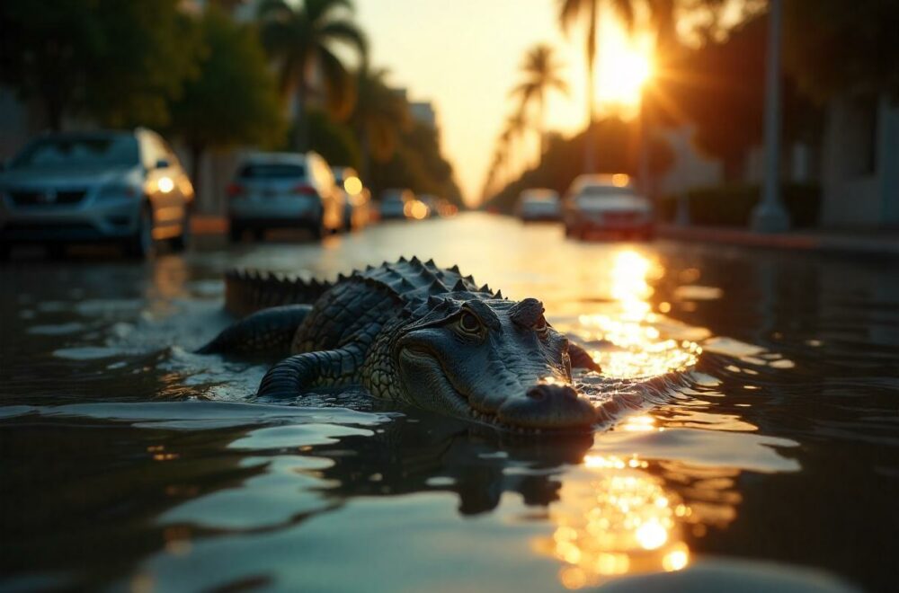 Tormentas elevan presencia de caimanes y serpientes en áreas urbanas de Miami