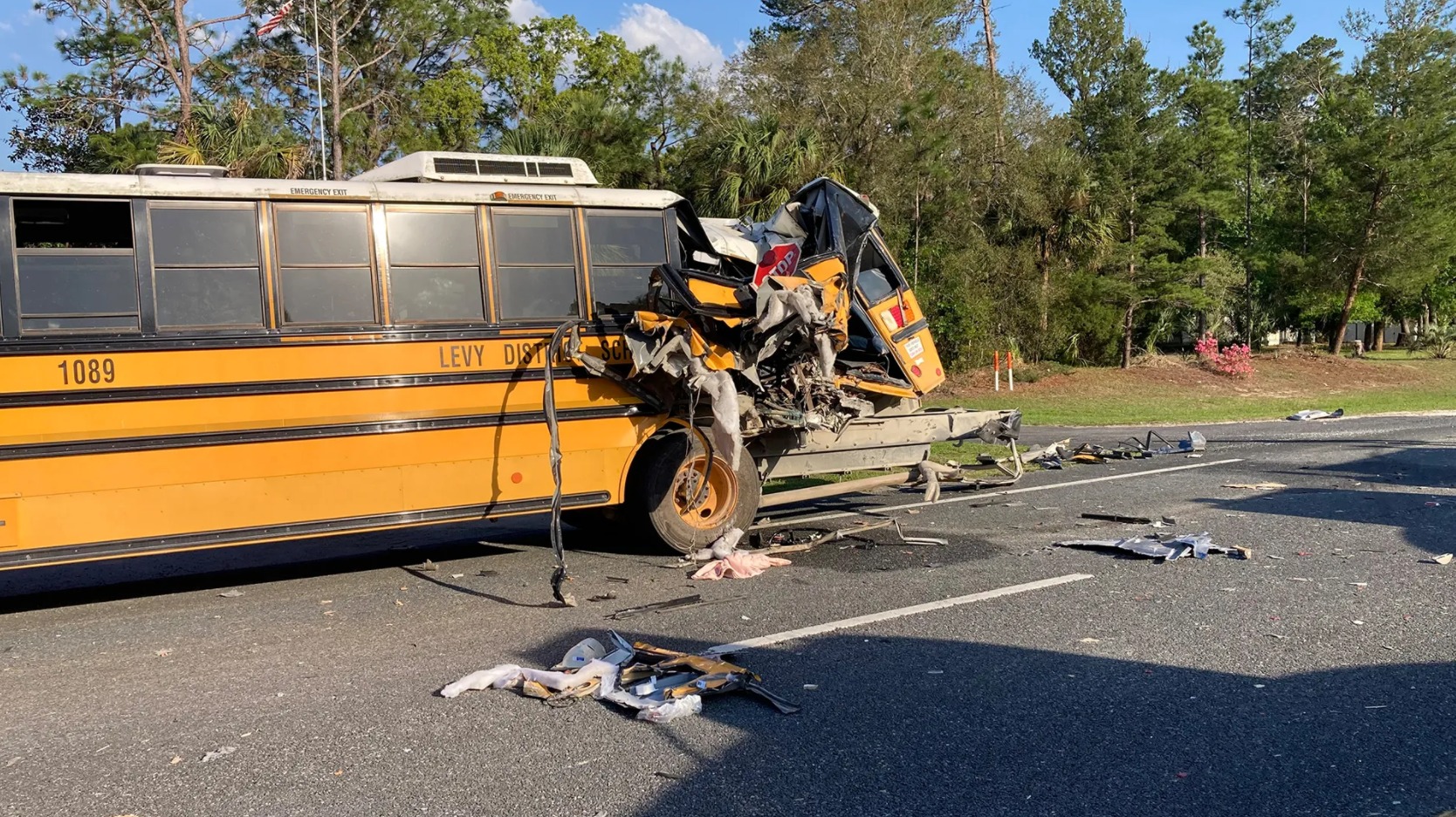 FOTOS | ¡Atroz! Cinco estudiantes resultaron heridos en un accidente en Florida