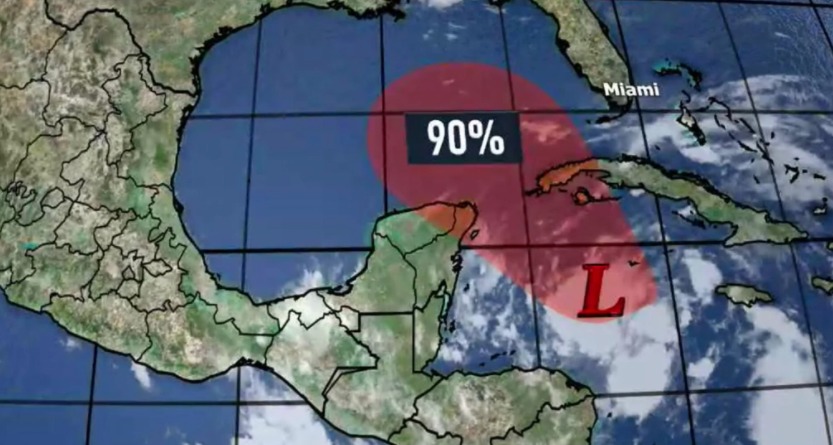 Se espera que perturbación del Caribe se convierta en una depresión tropical