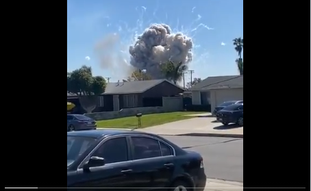 La impresionante explosión en zona residencial de California +Vídeos