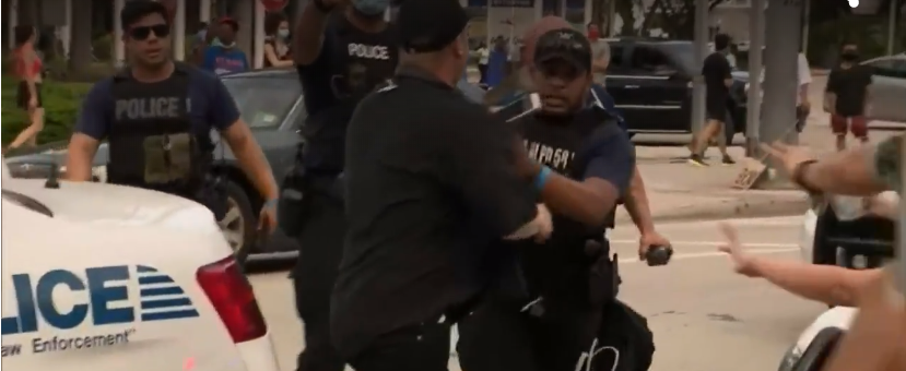 ¡Destrozos y arrestos! Miami tuvo otro día de protestas violentas