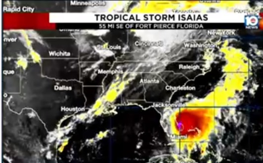 Sur de Florida: Todos los avisos de tormenta tropical fueron cancelados